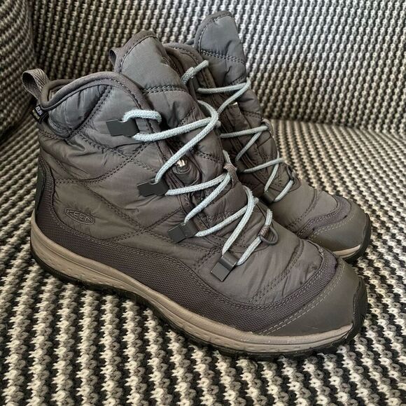 Keen Terradora grey ankle height waterproof boot women’s shoe size 7.5 - Picture 2 of 13